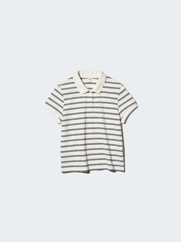 Pique Mini Polo Shirt | Striped