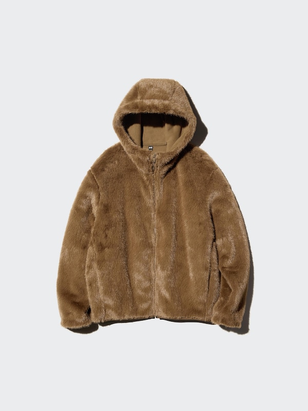 Faux Fur Hooded Jacket