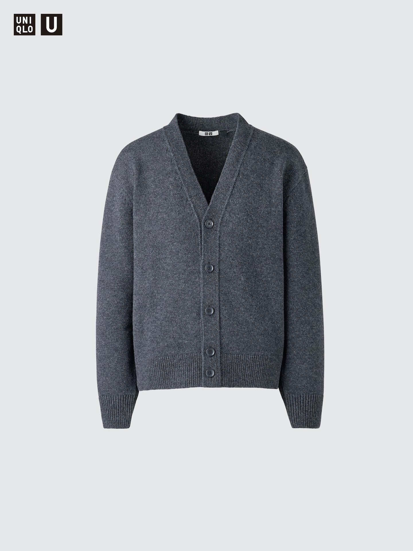 Кардиганы Uniqlo Lambswool V-Neck Cardigan — фото 7