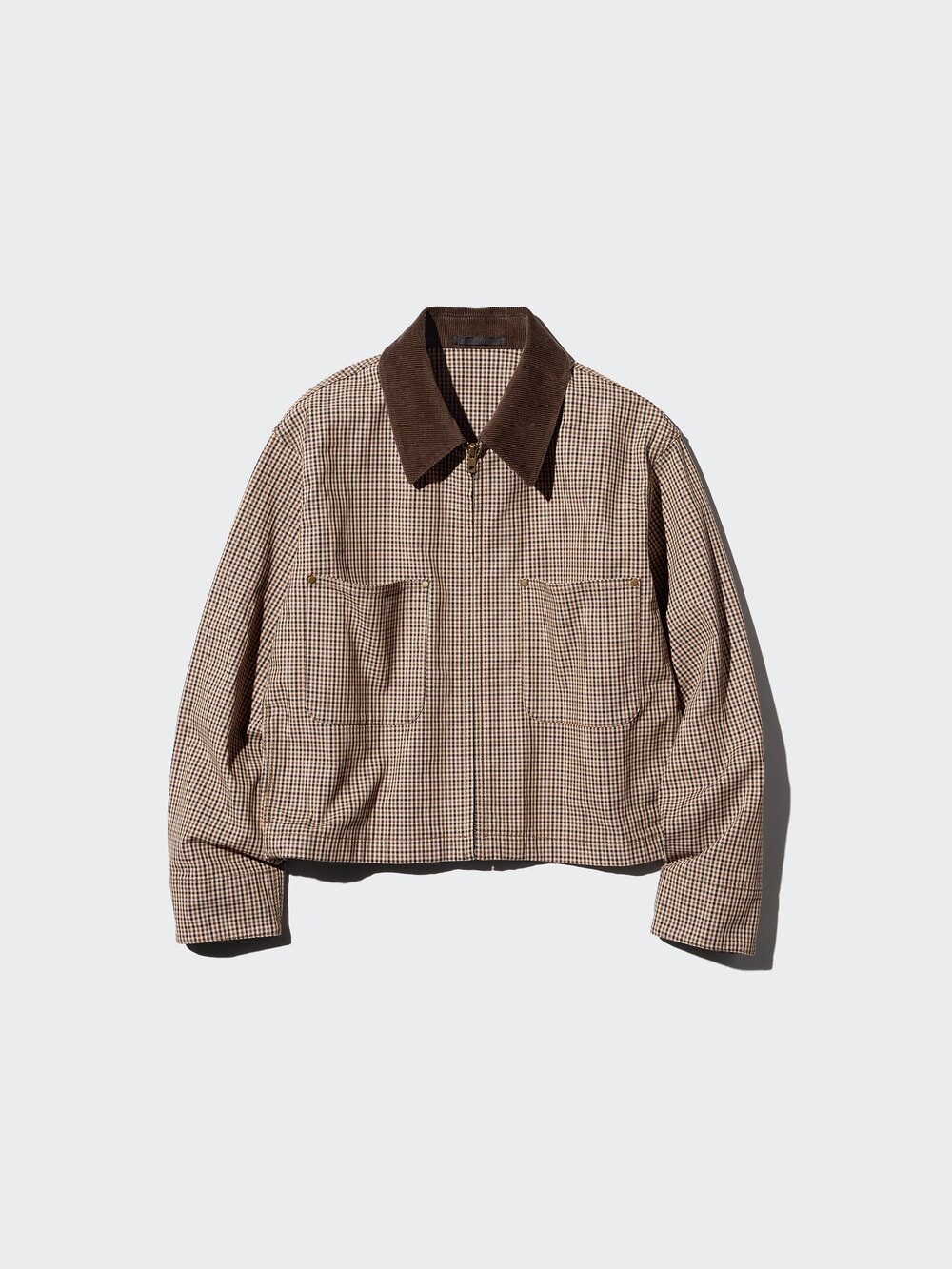 Uniqlo Zip-Up Short Jacket | Pattern — фото 8