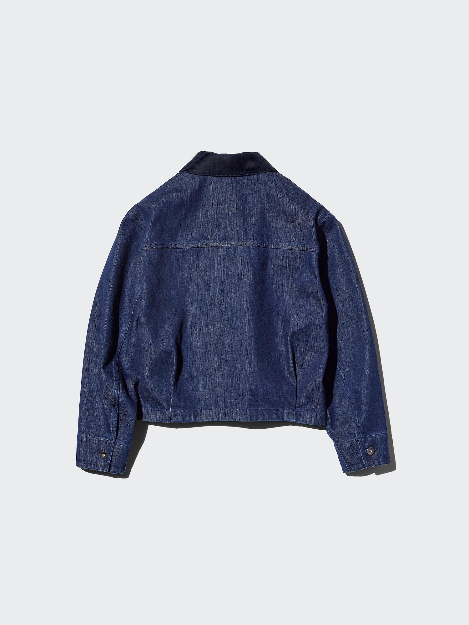 Women's Zip Up Short Jacket | Denim | UNIQLO US