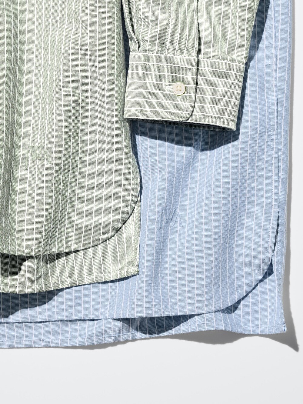 Uniqlo Oxford Oversized Shirt | Striped — фото 4