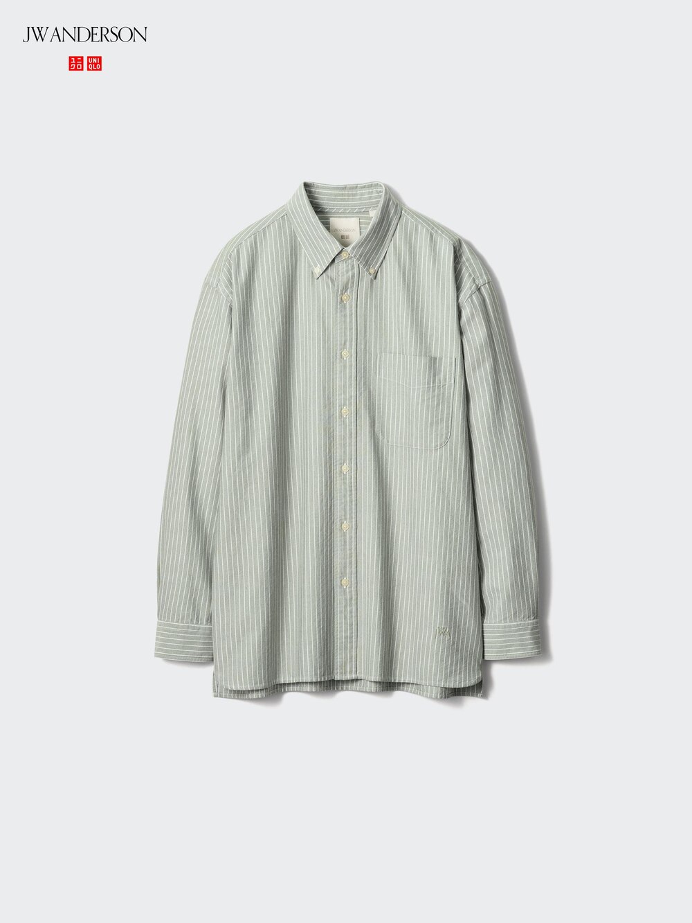 Uniqlo Oxford Oversized Shirt | Striped — фото 5