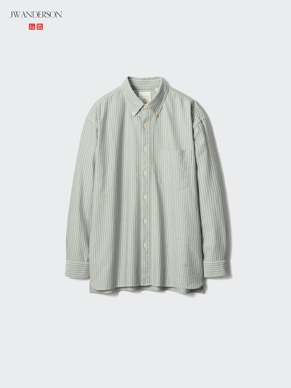 Oversized Oxford Shirt (Striped)