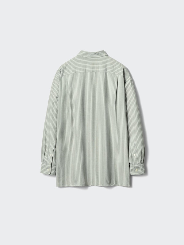 Oversized Oxford Shirt (Striped)