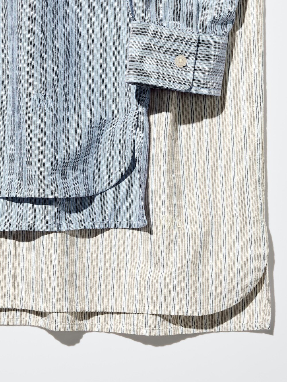Uniqlo Oxford Oversized Shirt | Striped — фото 4
