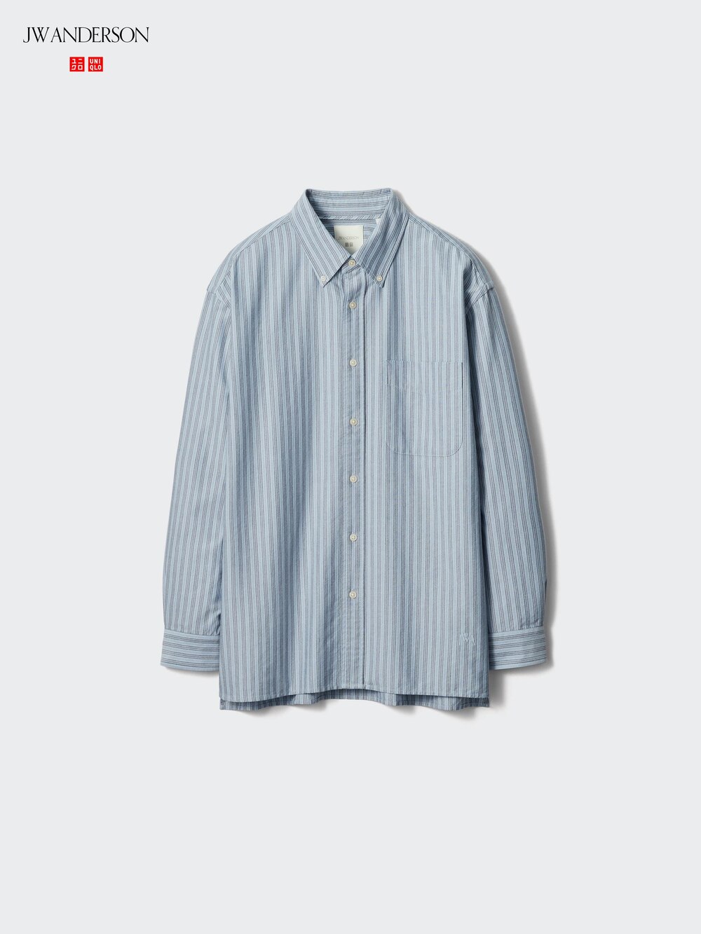 Uniqlo Oxford Oversized Shirt | Striped — фото 5