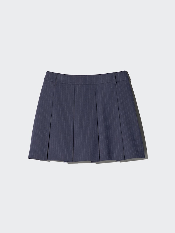 Pleated Skort (Striped)