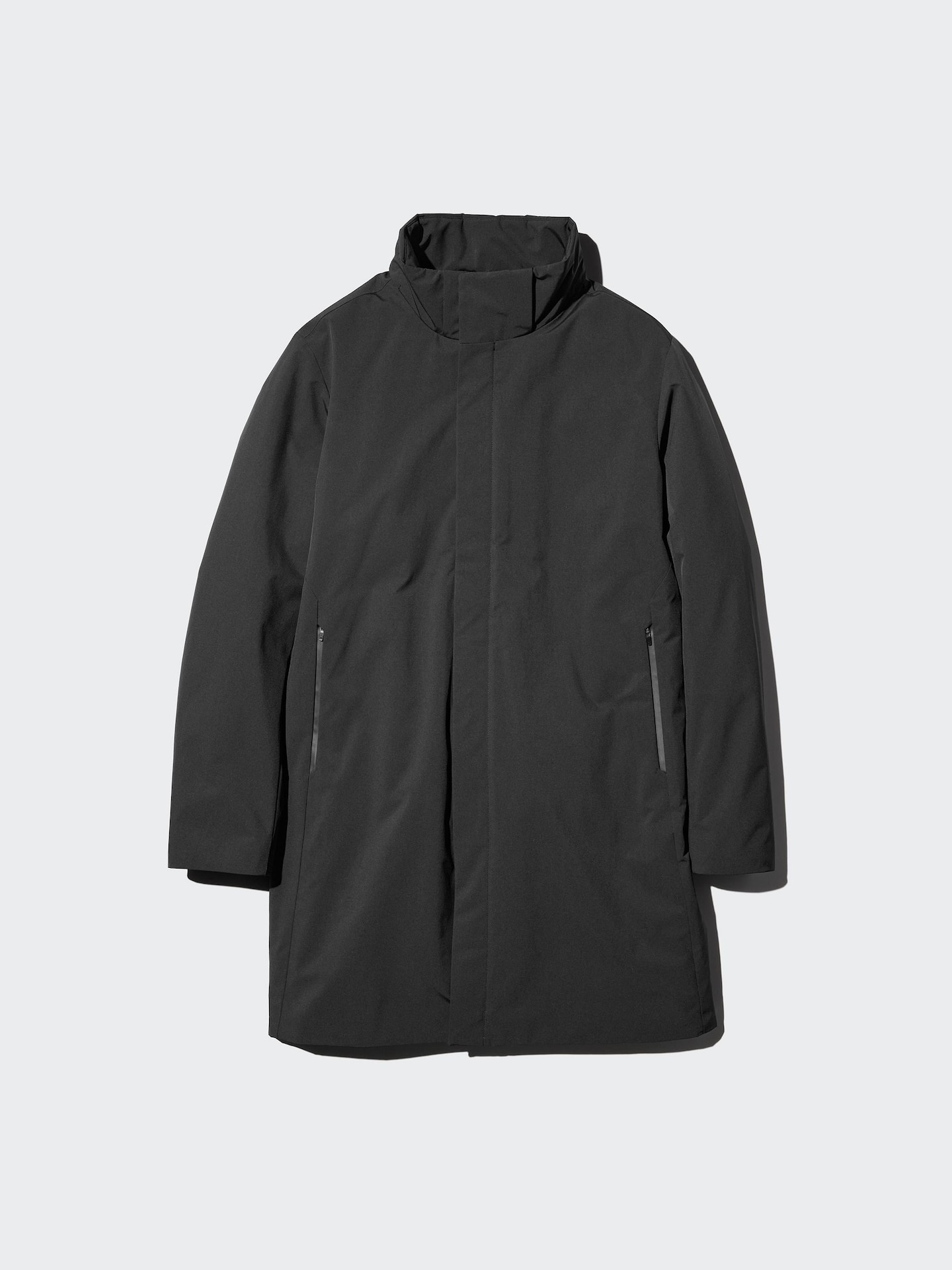Мужское пальто Uniqlo Hybrid Down Coat, цвет: Чёрный — фото 6