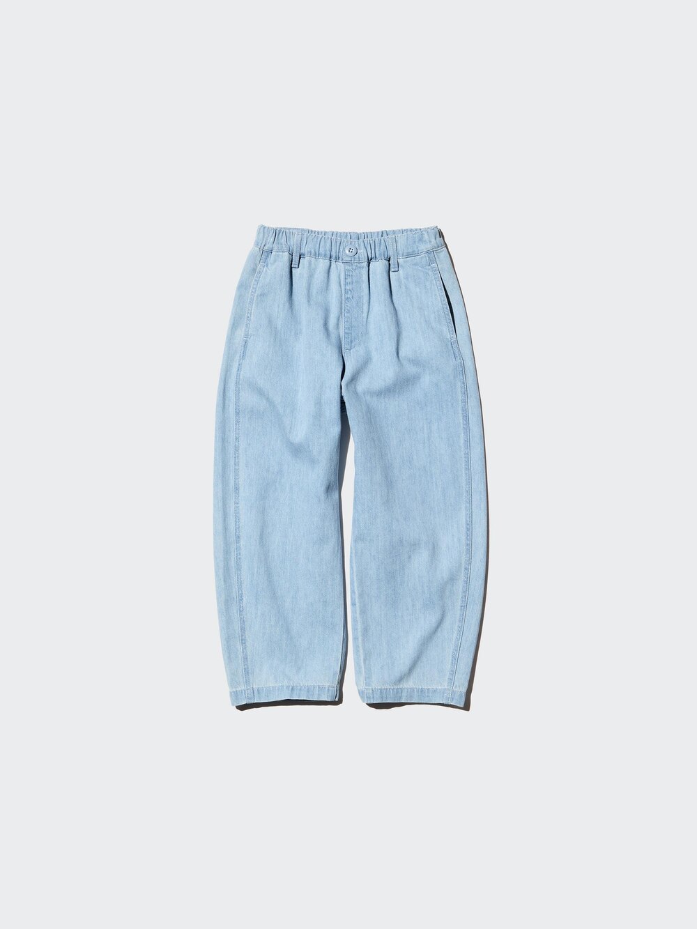 Uniqlo Light Denim Barrel Pants | Indigo — фото 4