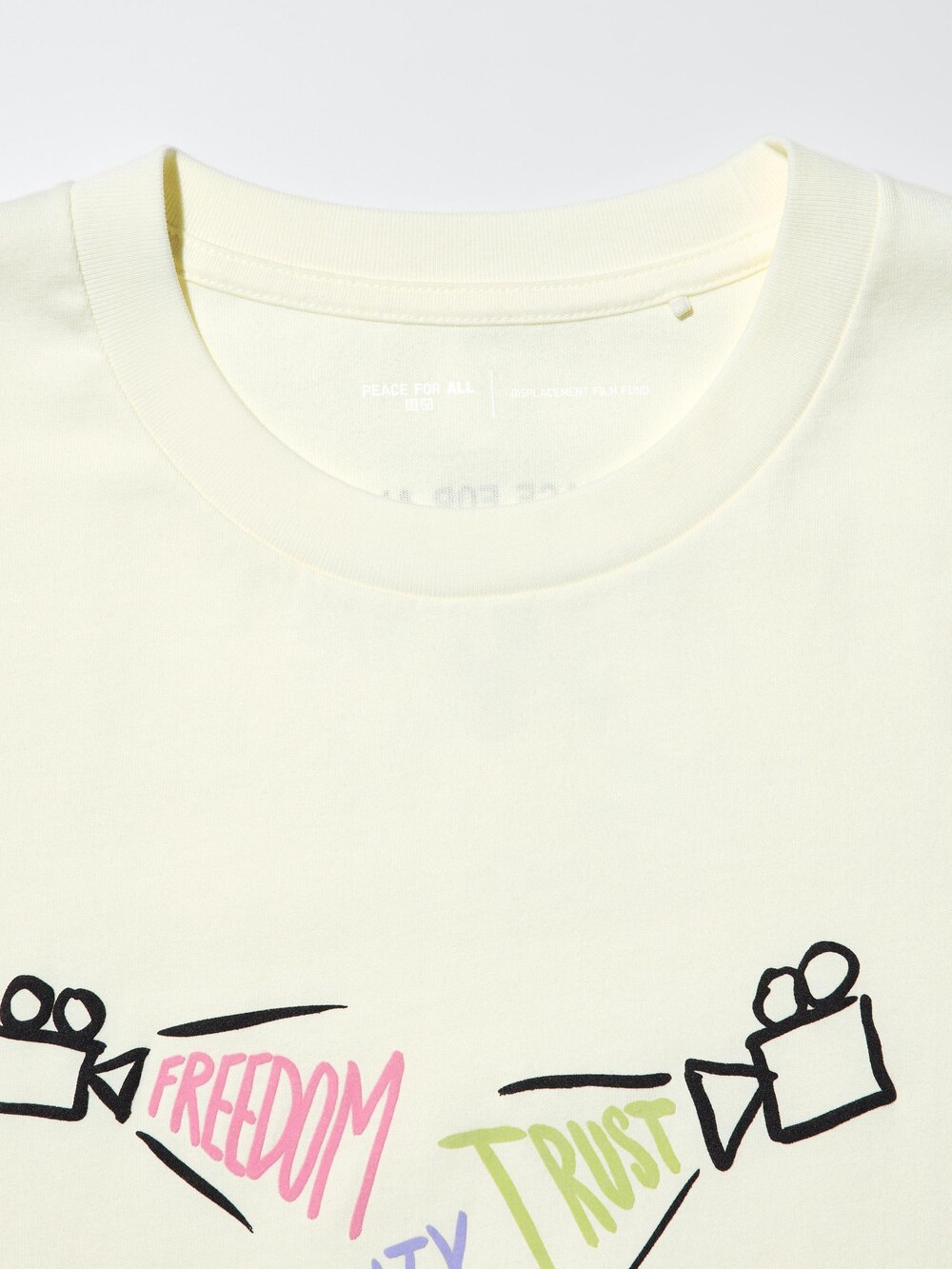 Uniqlo PEACE FOR ALL Graphic T-Shirt | Displacement Film Fund — фото 6