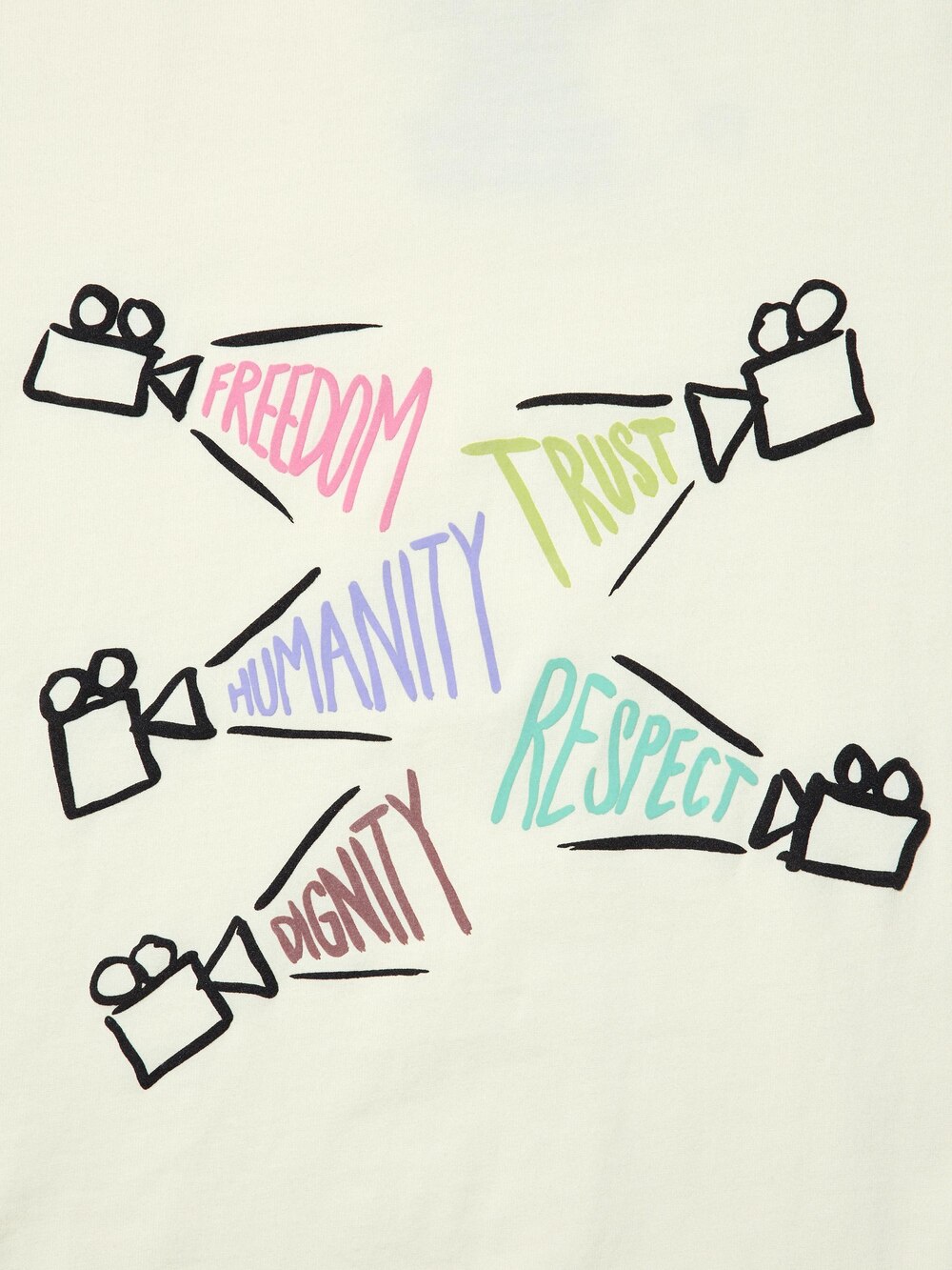 Uniqlo PEACE FOR ALL Graphic T-Shirt | Displacement Film Fund — фото 7