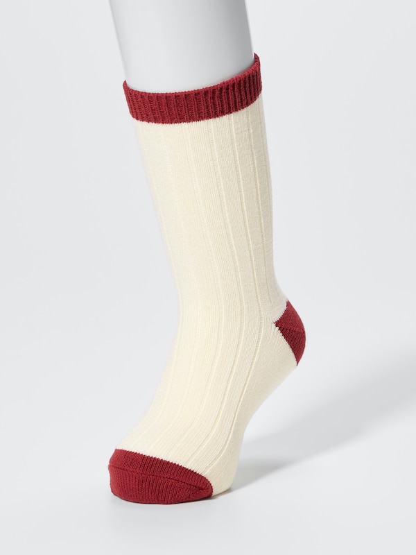 HEATTECH Socks (Colour Block, 2 Pairs)