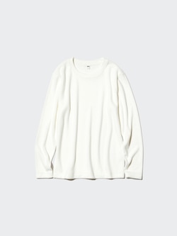 HEATTECH Fleece Crew Neck Long Sleeve T