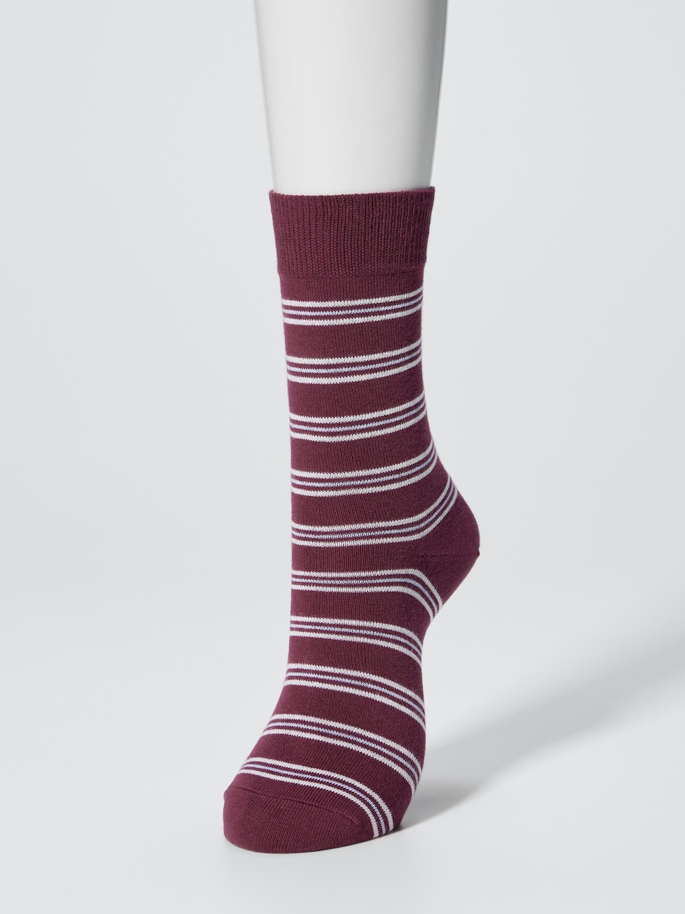 Женские носки Uniqlo Regular Socks | 3 Pairs | Stripe — фото 2