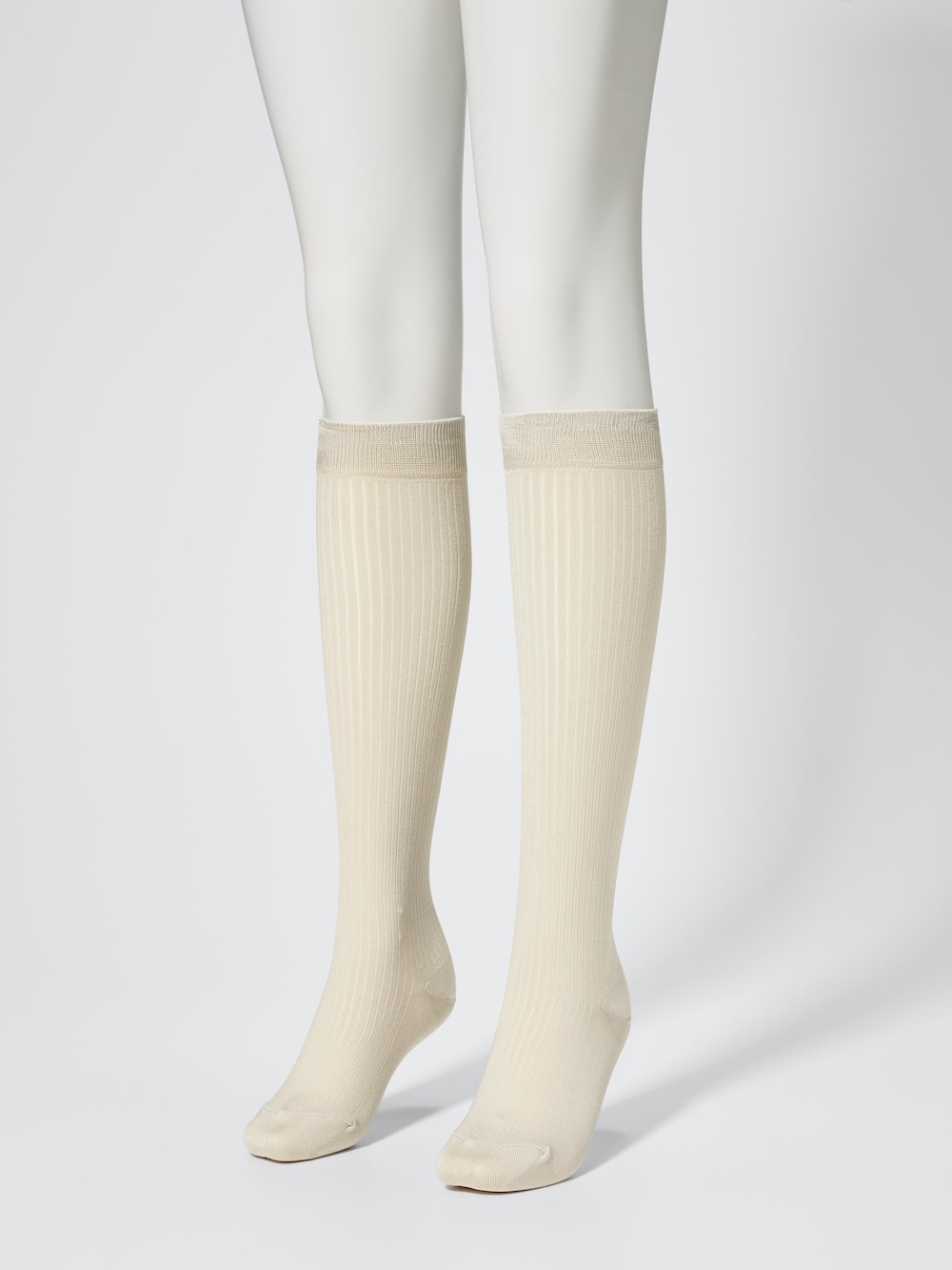 Женские носки Uniqlo Ribbed High Socks | 2 Pair — фото 2