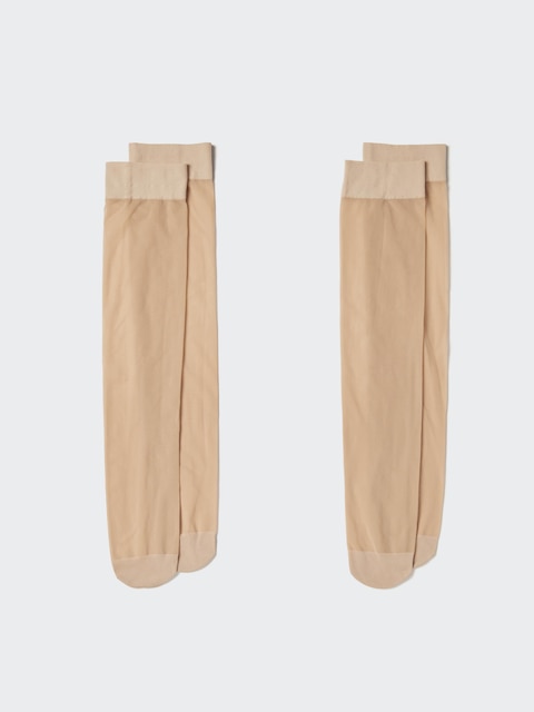 Женские носки Uniqlo Sheer Knee High Socks | 2 Pair