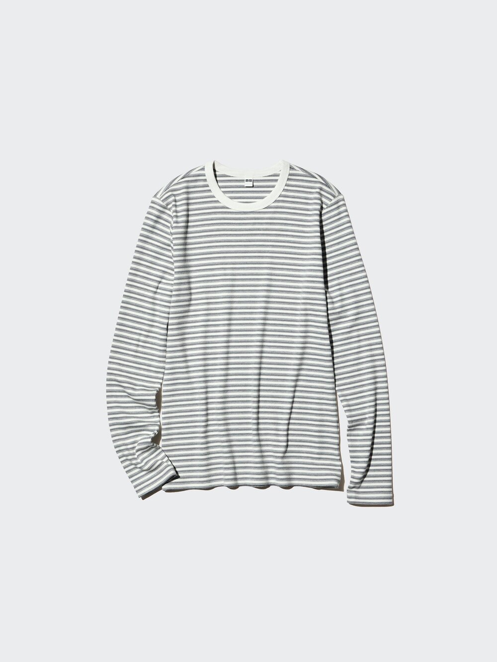 Женские футболки Uniqlo Soft Ribbed T-Shirt Long Sleeve Stripe — фото 4