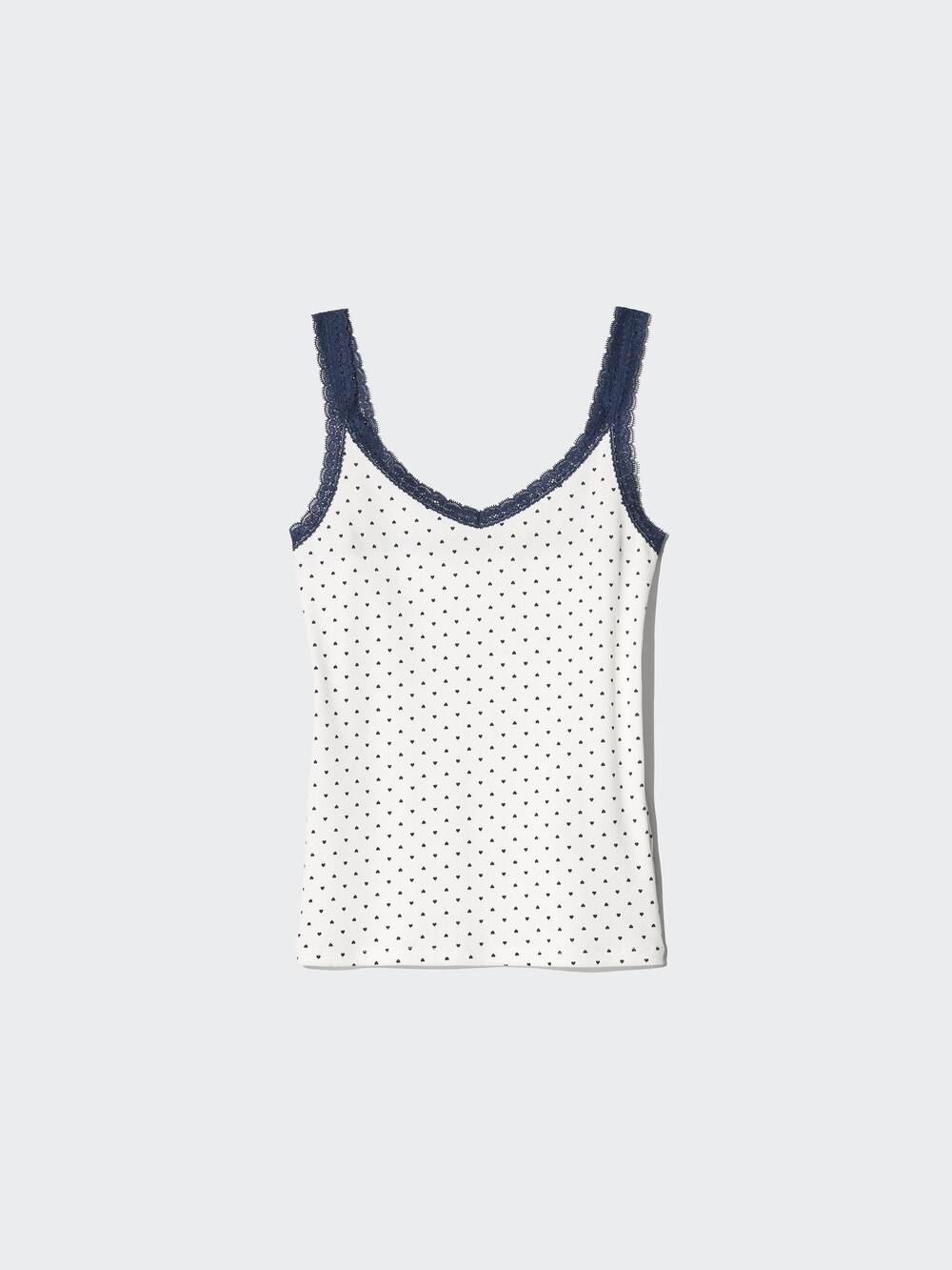 Uniqlo Ribbed Lace V-Neck Camisole — фото 4