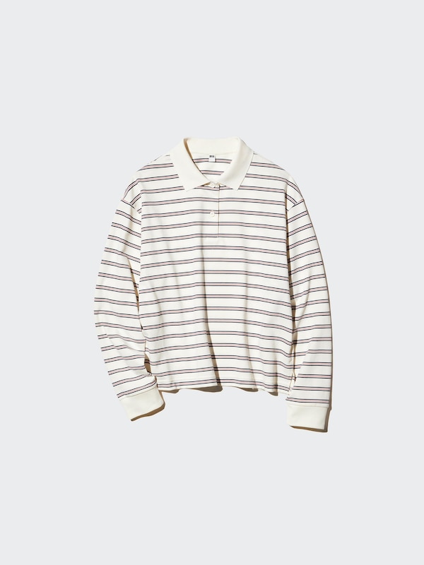 Striped Polo Shirt Long Sleeve