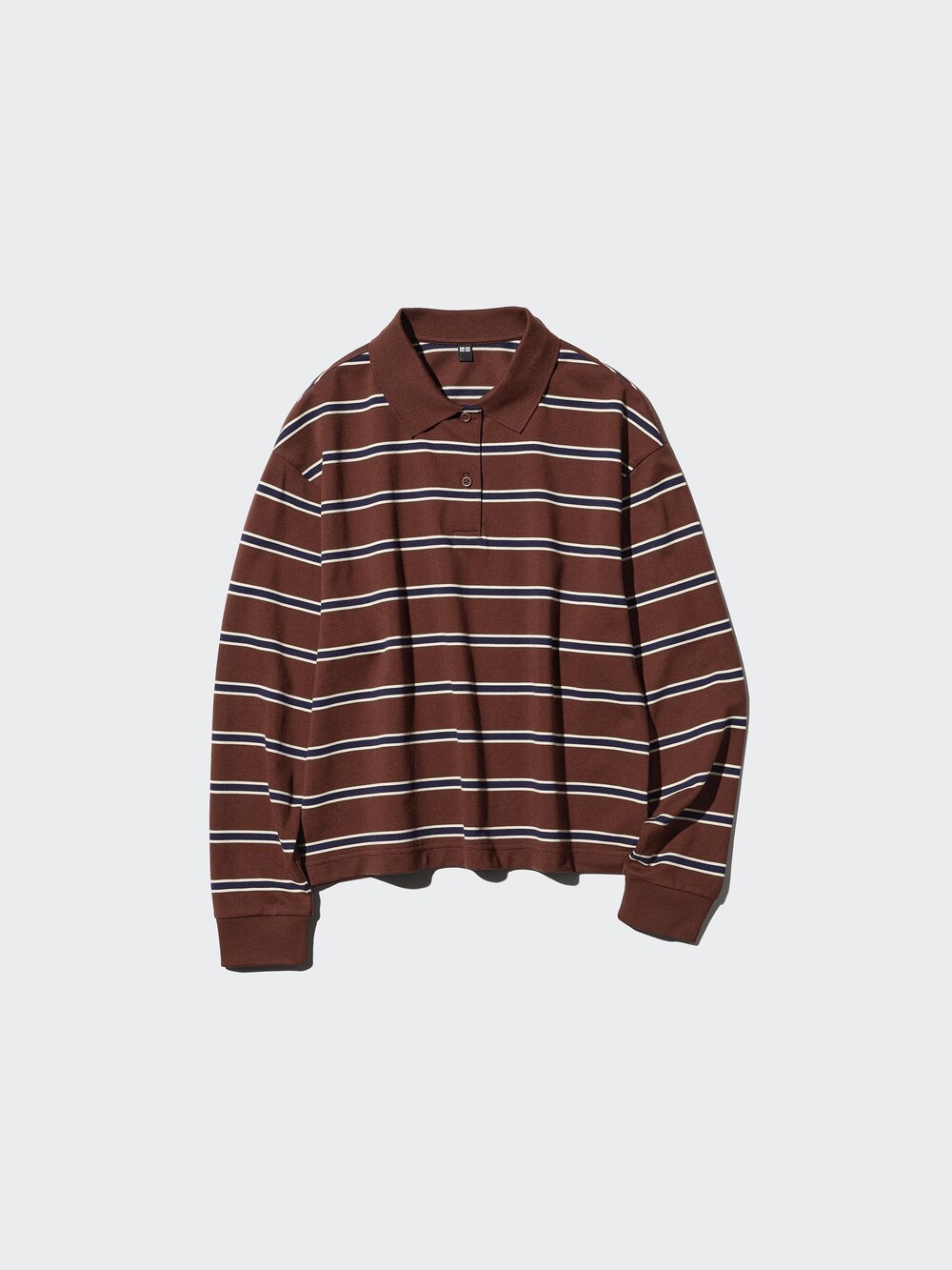 Uniqlo Striped Polo Shirt | Long Sleeve — фото 3