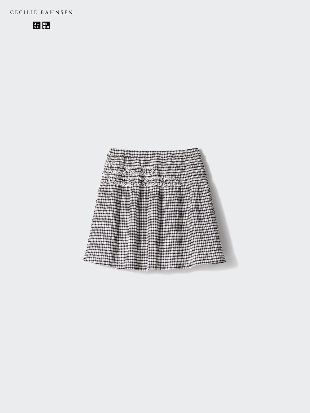 Uniqlo Shirring Skort | Check — фото 4