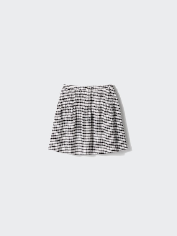 Shirring Skort | Check