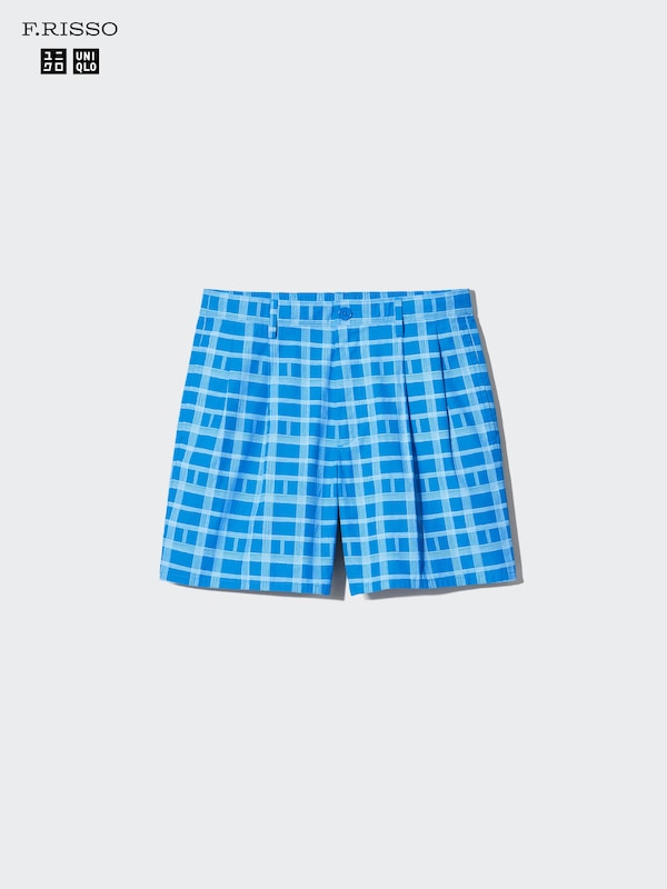Pleated Shorts | 6" | Check