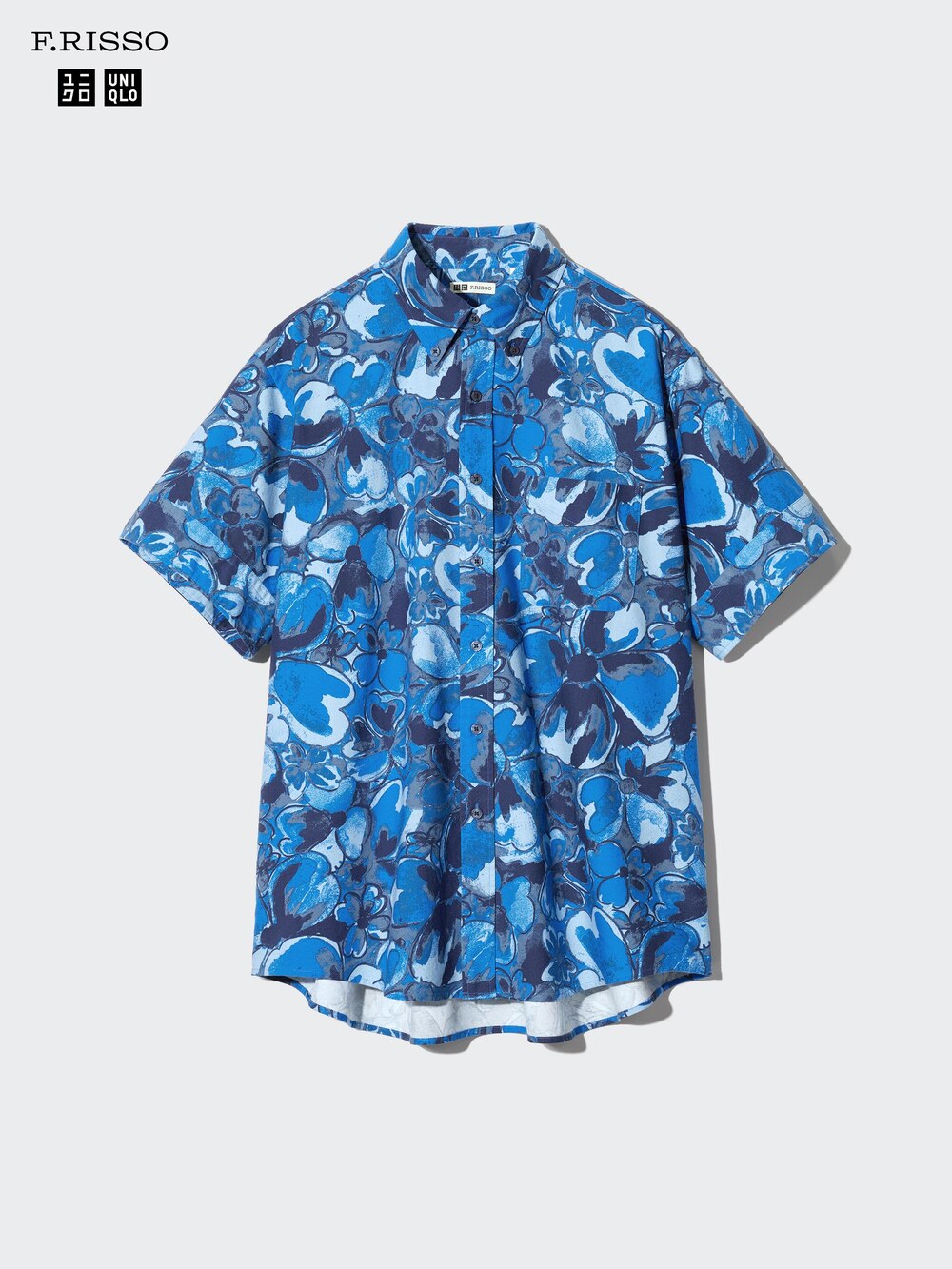 Uniqlo Oxford Oversized Shirt | Short Sleeve | Printed — фото 6