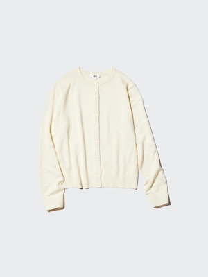 100% Australian Merino Crew Neck Cardigan