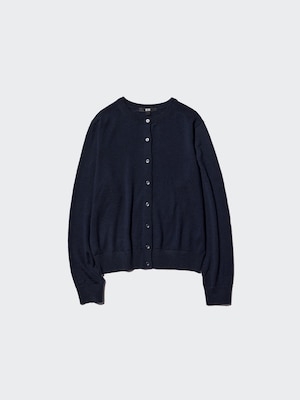 100% Australian Merino Crew Neck Cardigan