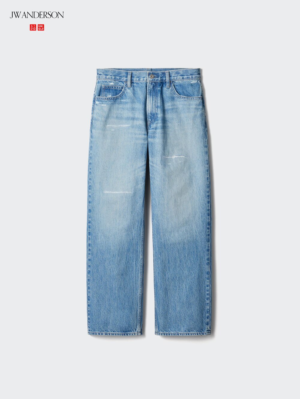 Uniqlo Straight Jeans | Distressed — фото 2