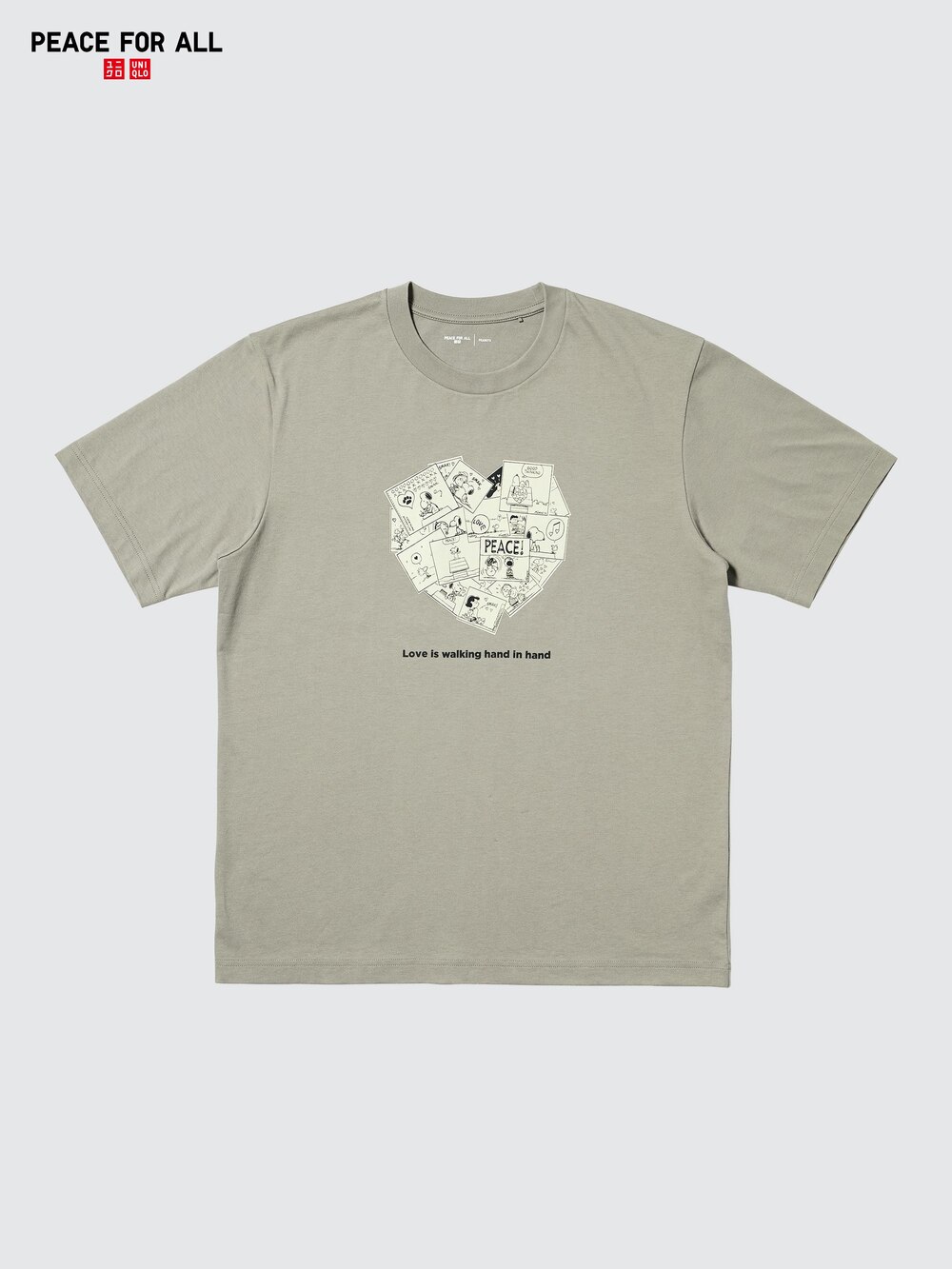 Uniqlo PEACE FOR ALL Graphic T-Shirt | PEANUTS — фото 5