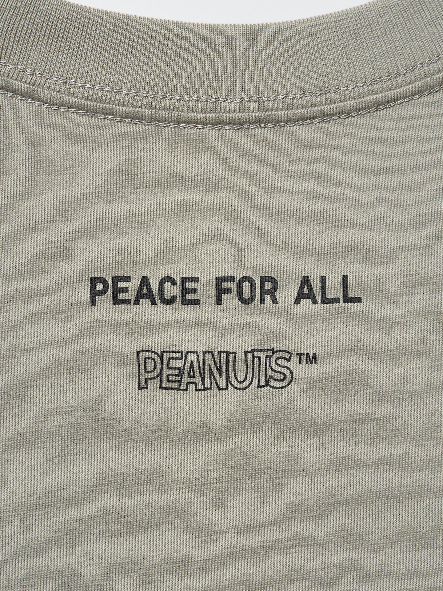 Футболка Uniqlo Peace For All с принтом, Peanuts, цвет: Коричневый — фото 8