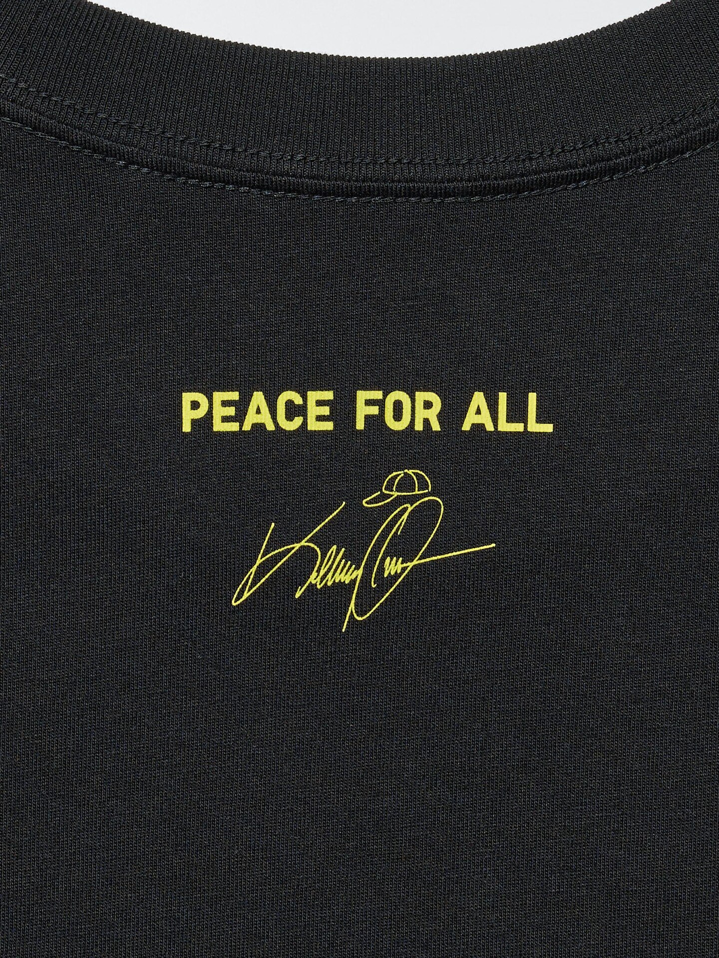 Футболка Uniqlo Peace For All с принтом, Ke Huy Quan, цвет: Чёрный — фото 7