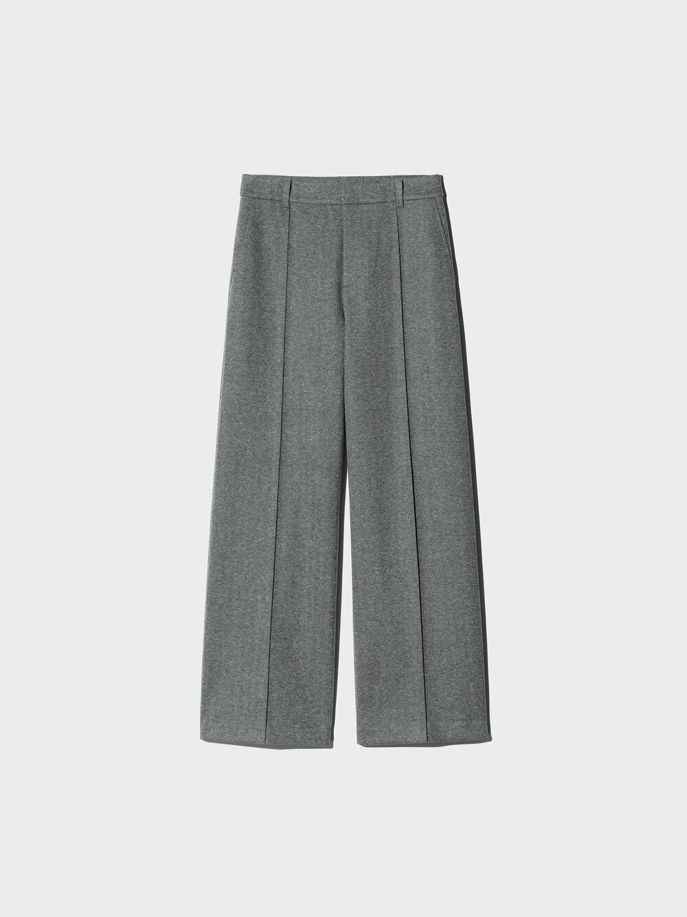 Женские брюки Uniqlo Brushed Jersey Wide Pants Herringbone — фото 4