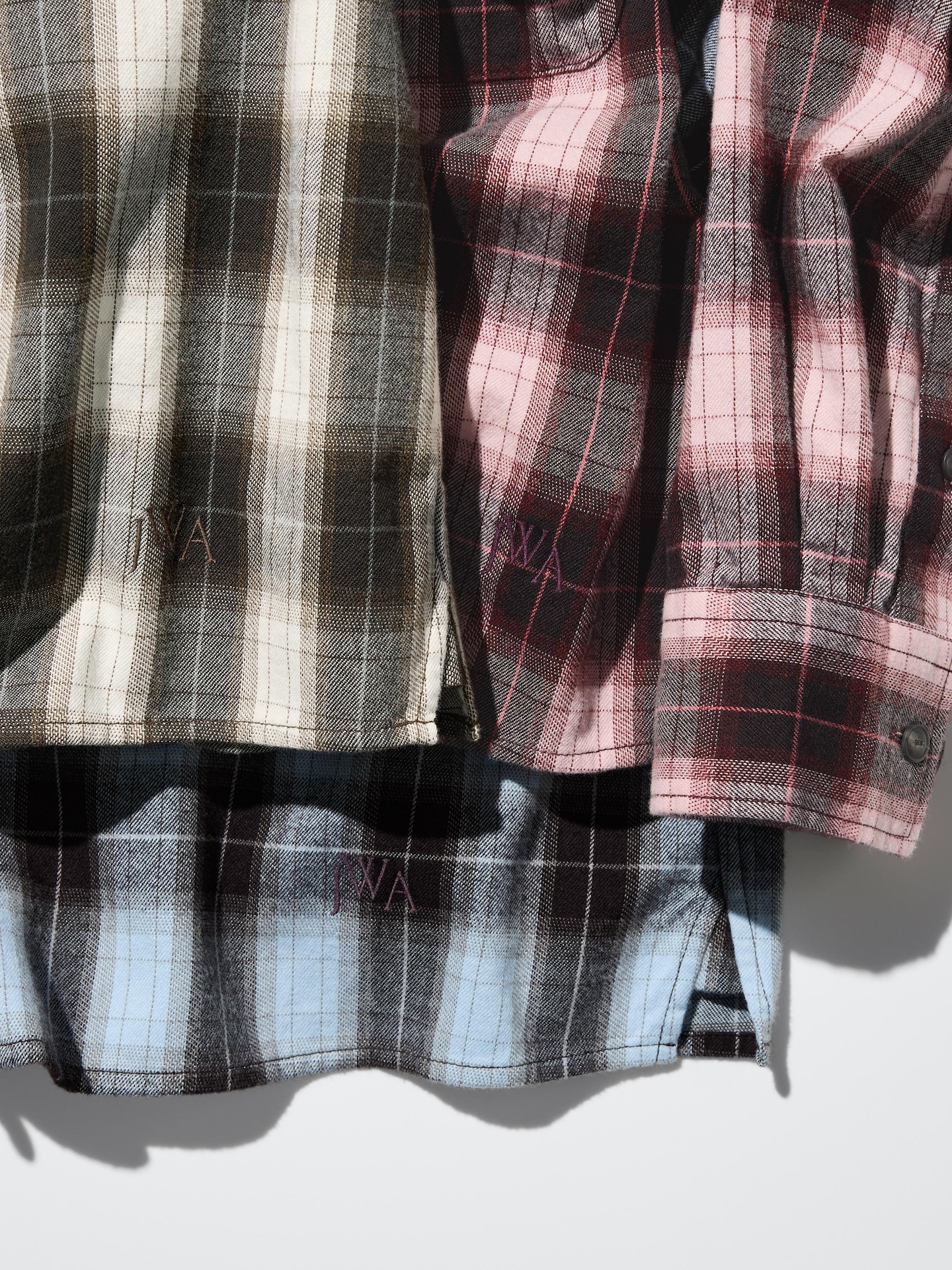 Рубашка Uniqlo Flannel Boxy Shirt Check, цвет: Синий — фото 6