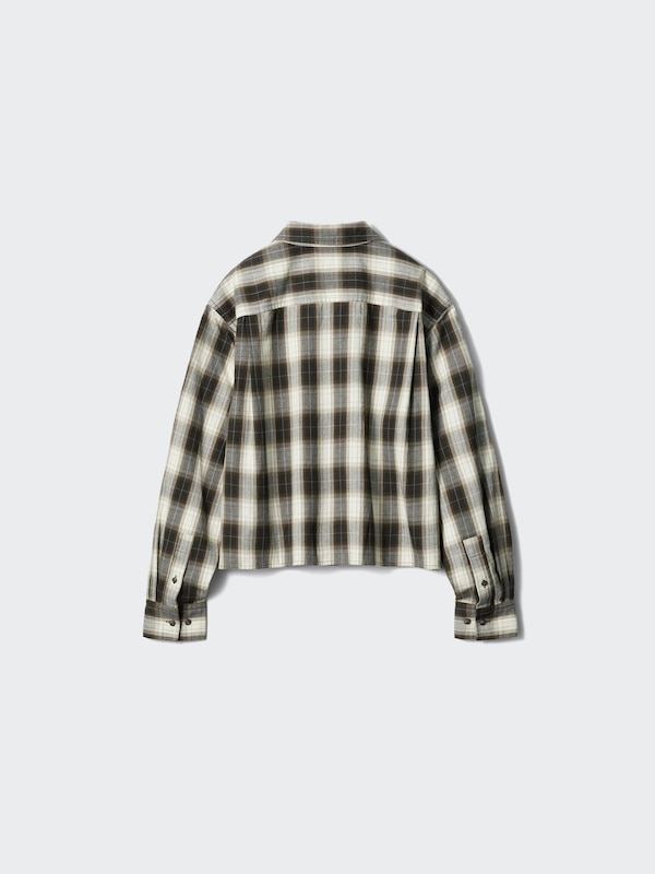 Flannel Boxy Shirt | Check