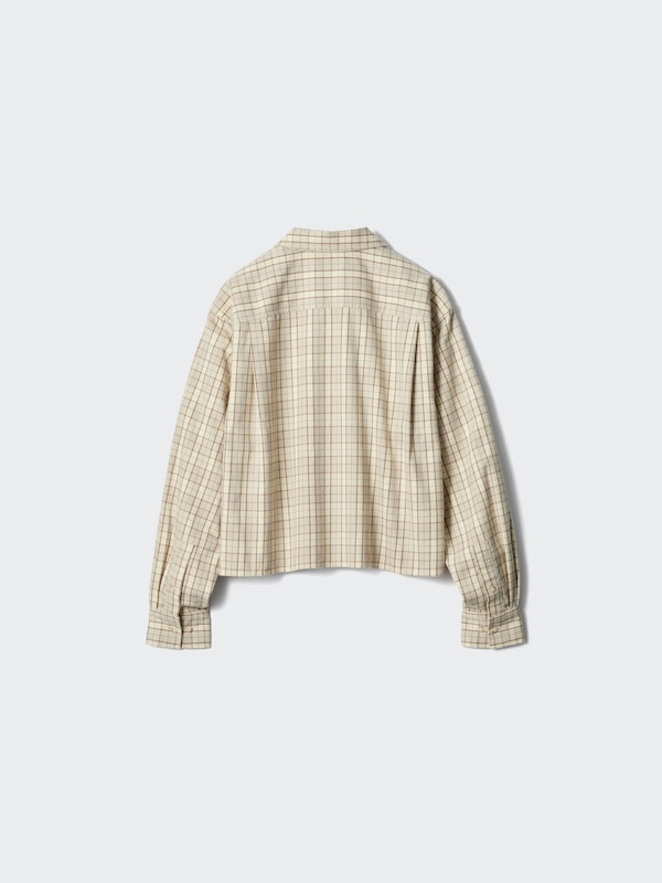 Flannel Boxy Shirt | Check