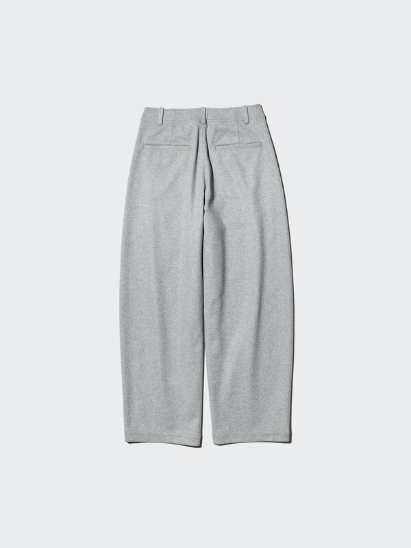 Brushed Jersey Barrel Leg Trousers (Longer)