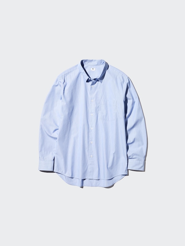 Broadcloth Regular Fit Shirt (Regular Collar, Hairline)