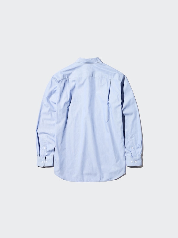 Broadcloth Regular Fit Shirt (Regular Collar, Hairline)