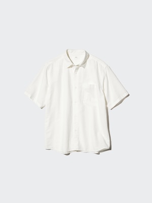 Cotton Linen Shirt Short Sleeve