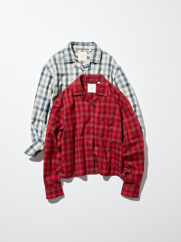Flannel Boxy Shirt | Check