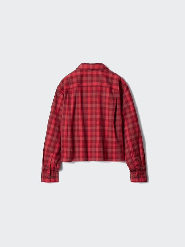 Flannel Boxy Shirt | Check