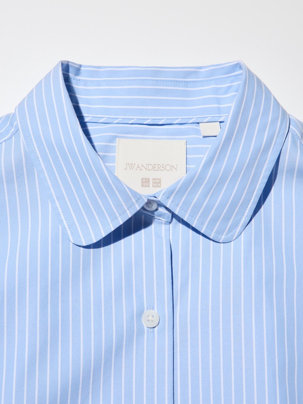 Uniqlo Cotton Volume Sleeve Shirt | Striped — фото 5