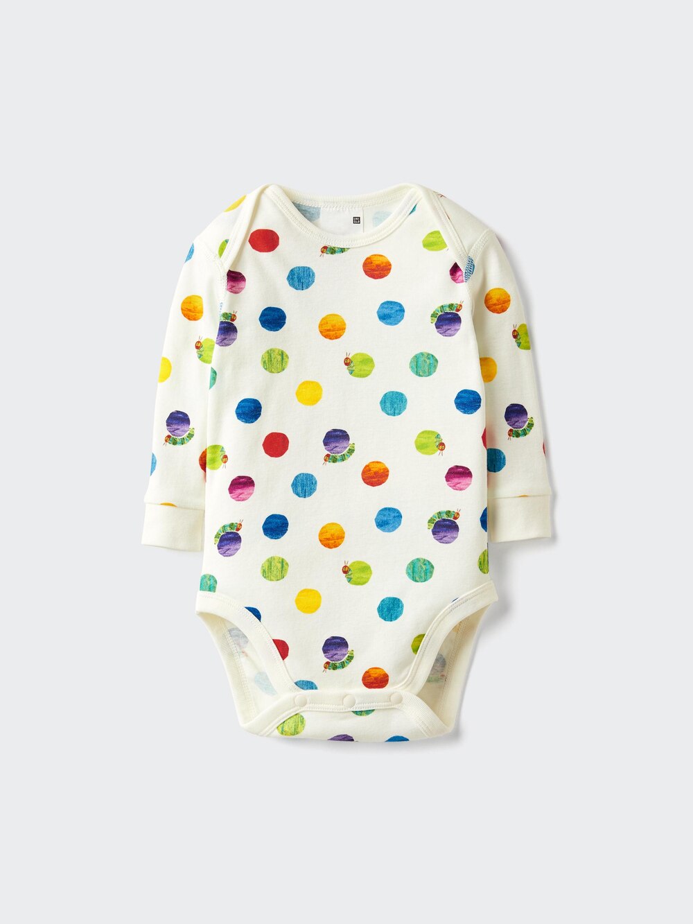 Боди Baby Caterpillar для детей, длинный рукав — Uniqlo