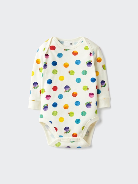Боди Baby Caterpillar для детей, длинный рукав — Uniqlo