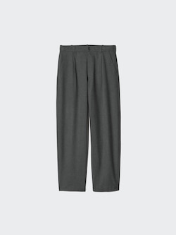 Pleated Relaxed Wide Trousers (Longer)