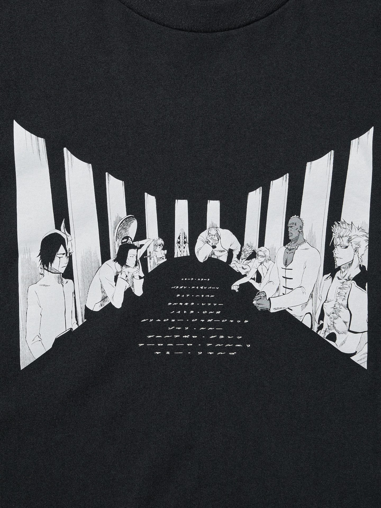 Мужская футболка Uniqlo Manga UT Shueisha 100th с принтом, Bleach, цвет: Чёрный — фото 7